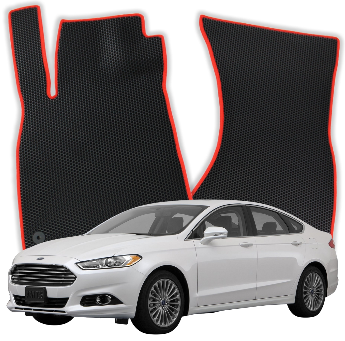 OMEVO EVA Fußmatten für Ford Fusion USA 2 gen Sedan (2013-2020)